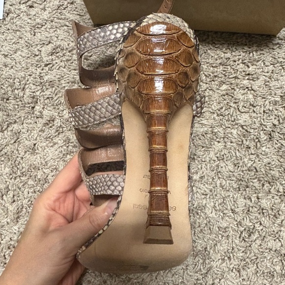 Sergio Rossi Python Italian Leather Pumps π - Picture 12 of 16